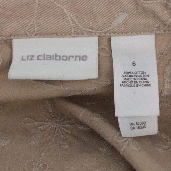 Tan Embroidered Blazer 10PE - Picture 6 of 6